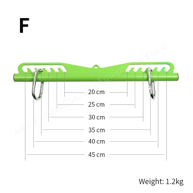Fitness Lat Pull Down T-Bar Handle， Rowing Rotating V-Bar， Pulley Cable Machine Attachment Handle Grip， Gym Equipment Back Train