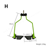 Fitness Lat Pull Down T-Bar Handle， Rowing Rotating V-Bar， Pulley Cable Machine Attachment Handle Grip， Gym Equipment Back Train