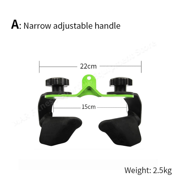 Fitness Lat Pull Down T-Bar Handle， Rowing Rotating V-Bar， Pulley Cable Machine Attachment Handle Grip， Gym Equipment Back Train