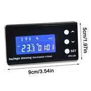 Digital Display Reptile Pet Nest Thermostat High Precision Probe Temperature and Humidity Controller Timer Amphibian Pet