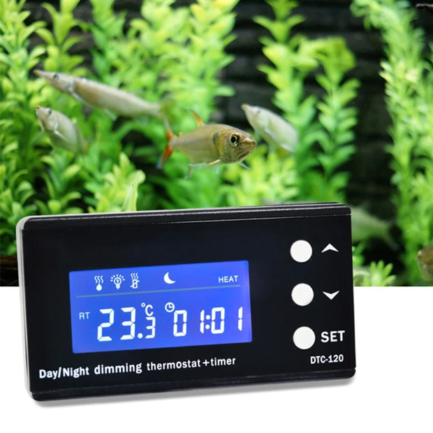 Digital Display Reptile Pet Nest Thermostat High Precision Probe Temperature and Humidity Controller Timer Amphibian Pet
