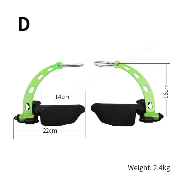 Fitness Lat Pull Down T-Bar Handle， Rowing Rotating V-Bar， Pulley Cable Machine Attachment Handle Grip， Gym Equipment Back Train