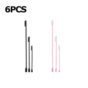 Silicone Spatula Silicone Double-end Scraper Cosmetics Bottle Jar Scraper Cosmetics Tool Mini Scraper Set Makeup Tools