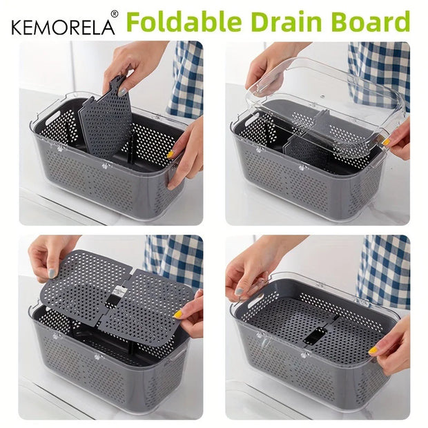 A Set Of 22-Piece Vegetable Cutter, Multifunctional Fruit Vegetable Cutter, Manual Food Grater, Container Vegetable Cutter