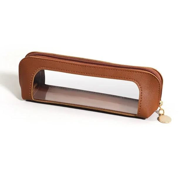 Cosmetic Bag Makeup Brush Storage Bag Portable Travel Wash Toiletries Organizer PU Portable Small Beauty Case Wash Bag Pouch