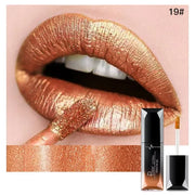 Pudaier Waterproof Lip Gloss Matte Liquid Lipstick Matte Lip Stick Cosmetics Makeup Nude Purple Black Rose Cosmetics
