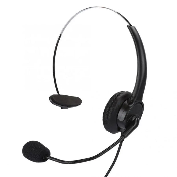 Headset Telephone Monaural Headset Landline Phone Headphone With Microphone For Home Use Auriculares Wired headset For Handle