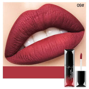 Pudaier Waterproof Lip Gloss Matte Liquid Lipstick Matte Lip Stick Cosmetics Makeup Nude Purple Black Rose Cosmetics