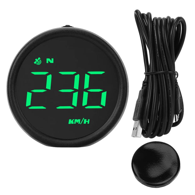 Car Head Up Display Smart Gadgets GPS Auto Electronics Accessories HUD Digital Gauges Overspeed Alarm Speedometer MPH