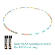 LED Colorful Fitness Circle Performing Arts Abdominal Fat Loss Light Fitness Crossfit Foldable Sport Hoop Gym Fitness Equipments