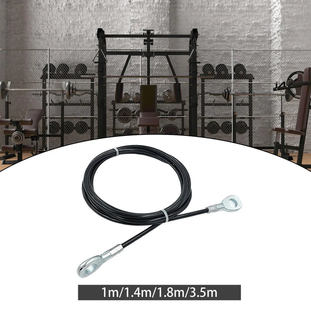 Fitness Extension Cable 5mm Multipurpose Portable Fitness Pulley Cable