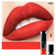 Pudaier Waterproof Lip Gloss Matte Liquid Lipstick Matte Lip Stick Cosmetics Makeup Nude Purple Black Rose Cosmetics